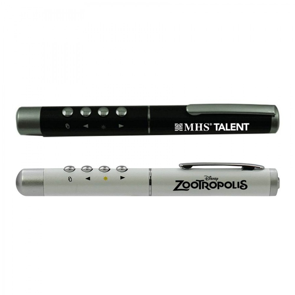 Wireless Presentation Remote Control with Red laser and Blan with Logo Wireless Presentation Remote Control with Red laser and Blan with Logo