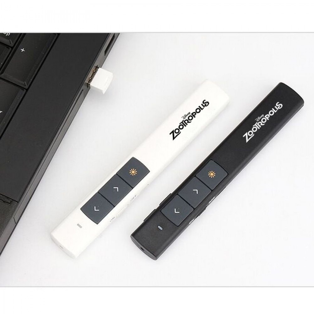 Wireless Presentation Clicker with 100m Range & Green Laser Pointer with Logo Wireless Presentation Clicker with 100m Range & Green Laser Pointer with Logo