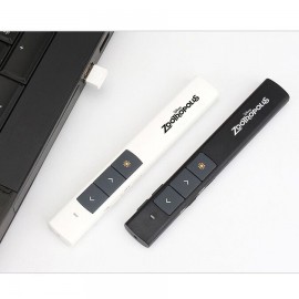 Wireless Presentation Clicker with 100m Range & Green Laser Pointer with Logo