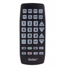 Vivitar 4 Device Large Universal Remote Control with Logo