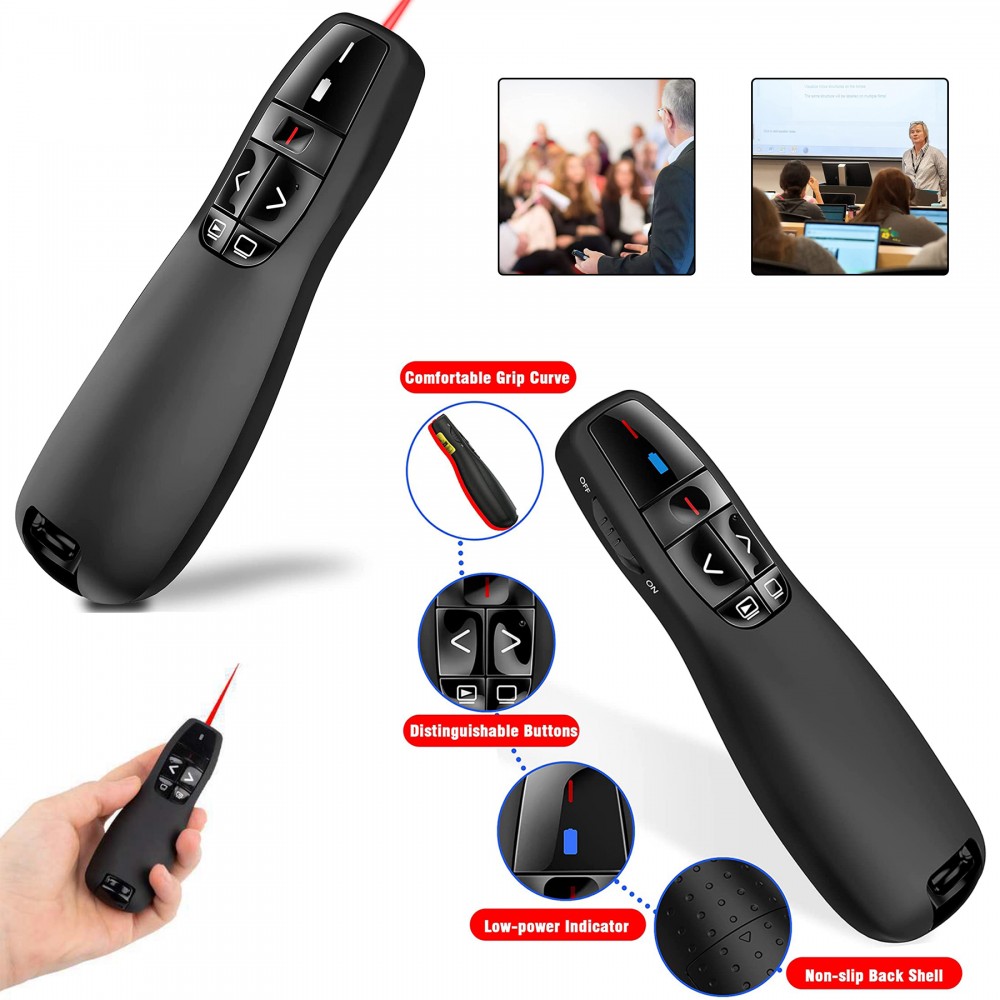 Wireless Presenter Remote Logo Printed Wireless Presenter Remote Logo Printed