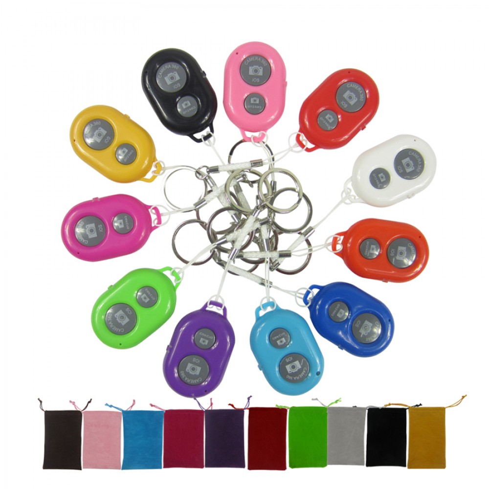 Logo Printed Wireless Bluetooth Remote Shutter Controls