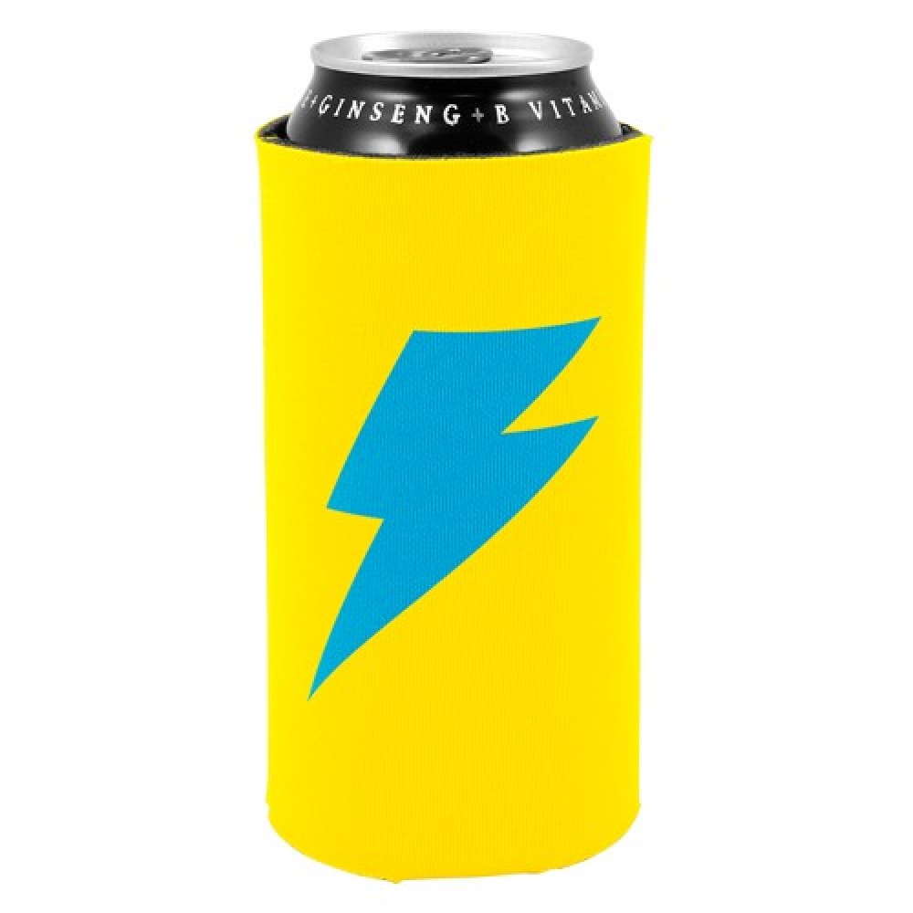 Large Energy Drink Coolie (1 Color) with Logo