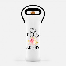 Neoprene Wine Coolies with Logo  Neoprene Wine Coolies with Logo