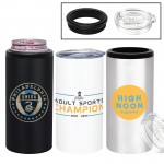 Personalized Skinny Slim 2 in 1 Vacuum Insulated Can Holder and Tumbler