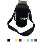 Neoprene Water Bottle Cooler Holder With Strap with Logo