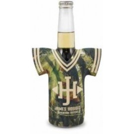 Eco Camo Sleeved Jersey Bottle Cover with Logo  Eco Camo Sleeved Jersey Bottle Cover with Logo