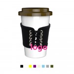 Logo Branded Neoprene Lace Coffee Cup Sleeve