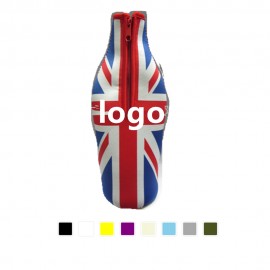 Neoprene Beer Bottle Sleeve Coolie with Logo  Neoprene Beer Bottle Sleeve Coolie with Logo