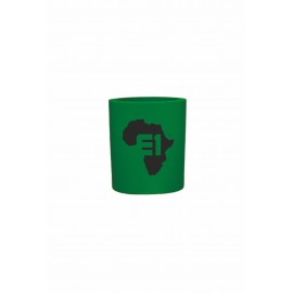 Logo Branded Spring Green Foam Round Beverage Insulator