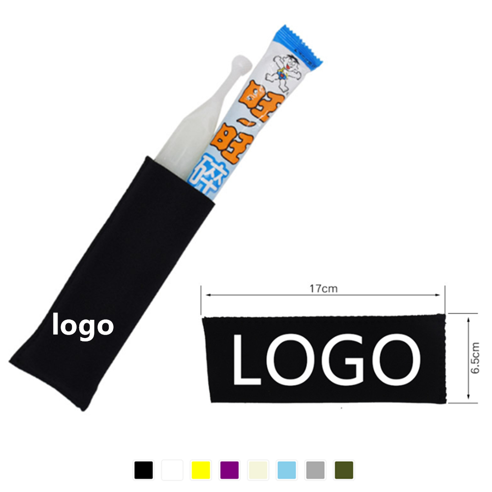 Reusable Ice Popsicle Sleeve Holder with Logo