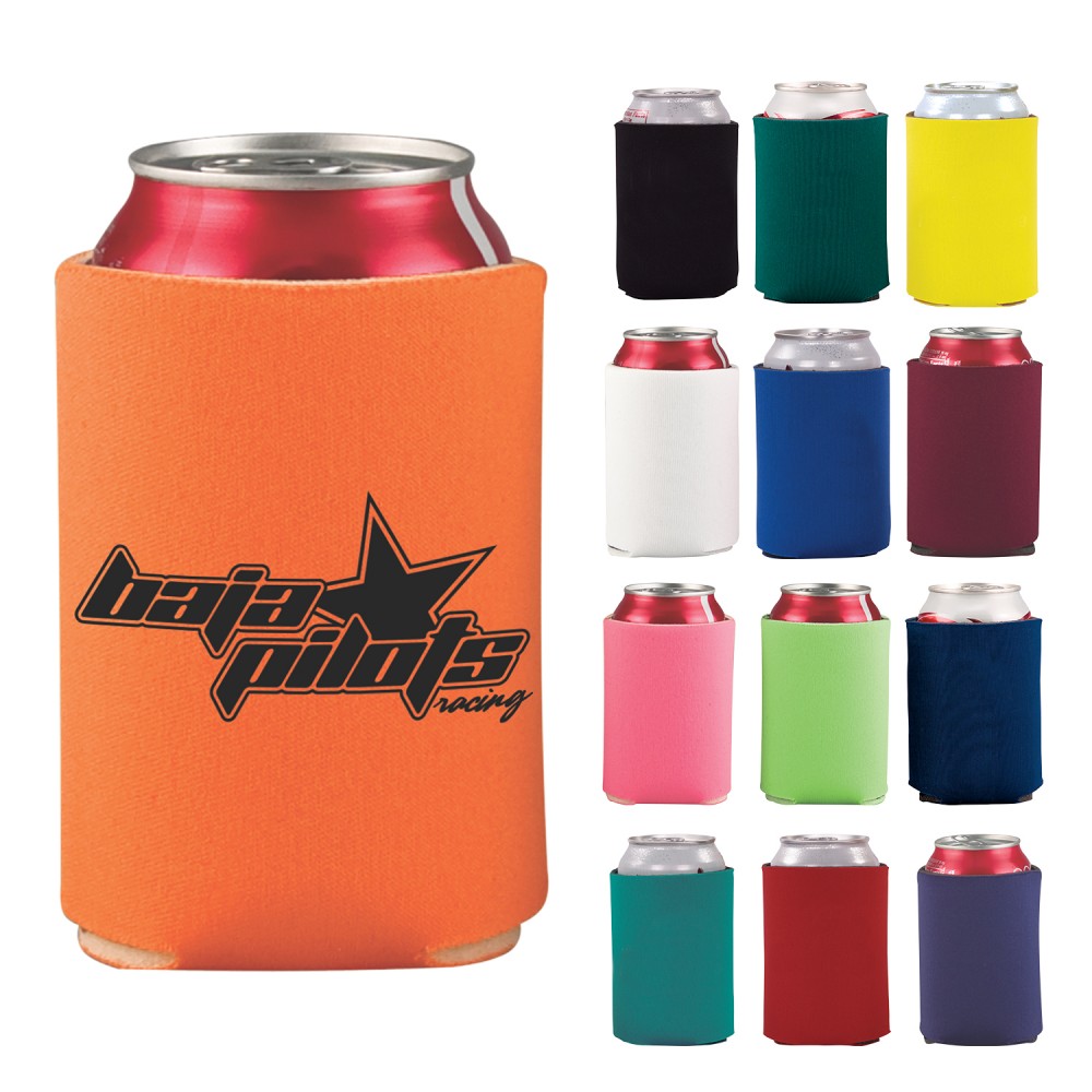 Promotional Collapsible Foam Can Holder - 2 Sided Promotional Collapsible Foam Can Holder - 2 Sided