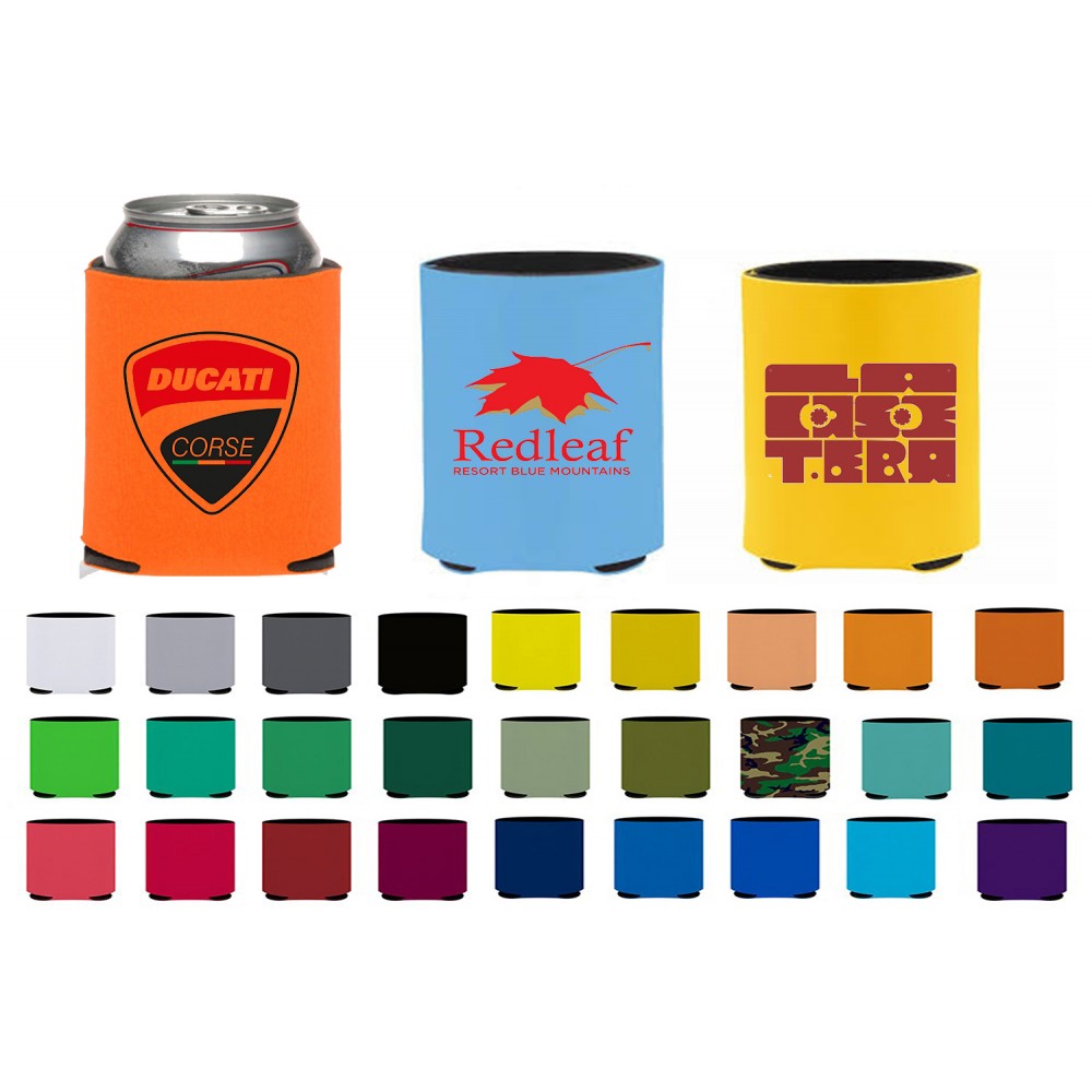 USA PRINTED Custom Imprinted Collapsible Bottle Can Coolies Holder Insulator Custom Branded USA PRINTED Custom Imprinted Collapsible Bottle Can Coolies Holder Insulator Custom Branded