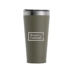 Custom RTIC 16oz Ringed Olive Stainless Steel Pint