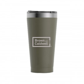 Custom RTIC 16oz Ringed Olive Stainless Steel Pint  Custom RTIC 16oz Ringed Olive Stainless Steel Pint
