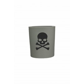 Custom Gray Foam Round Beverage Insulator  Custom Gray Foam Round Beverage Insulator