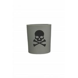 Custom Gray Foam Round Beverage Insulator