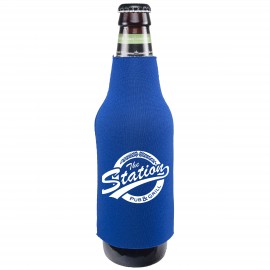 Pull Over Bottle Cooler - One Sided Imprint with Logo