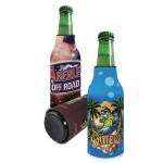 Promotional Full Color Longneck Slip Over Bottle Insulator