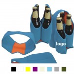 4 Pack Neoprene Win Bottle Holder Tote Bag with Logo