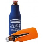 FoamZone Zippered Bottle Cooler with Logo
