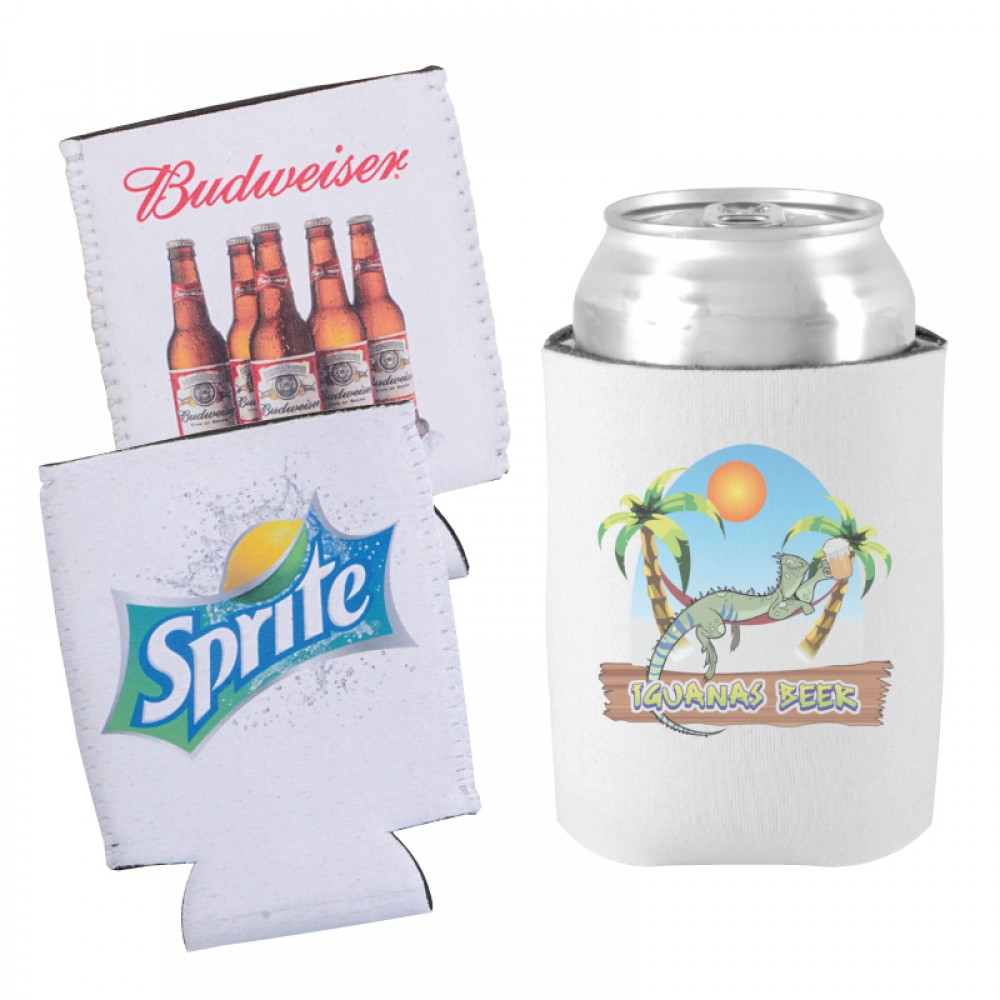 Neoprene Collapsible Can Holder w/Full Color Sublimation with Logo