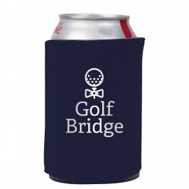 Logo Branded Neoprene Collapsible Can Cooler (1 Color Imprint)
