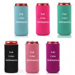 12 OZ Slim Can Cooler Coozies with Logo