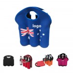 Six Pack Bottle Can Tote Bag with Logo