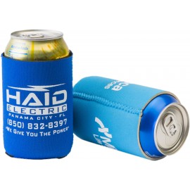 FoamZone Neoprene Collapsible Can Cooler with Logo