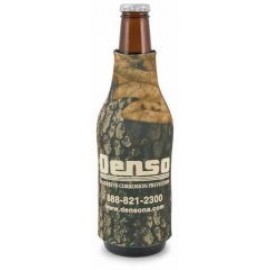 Eco Camouflage Coolie Bottle Cover with Logo