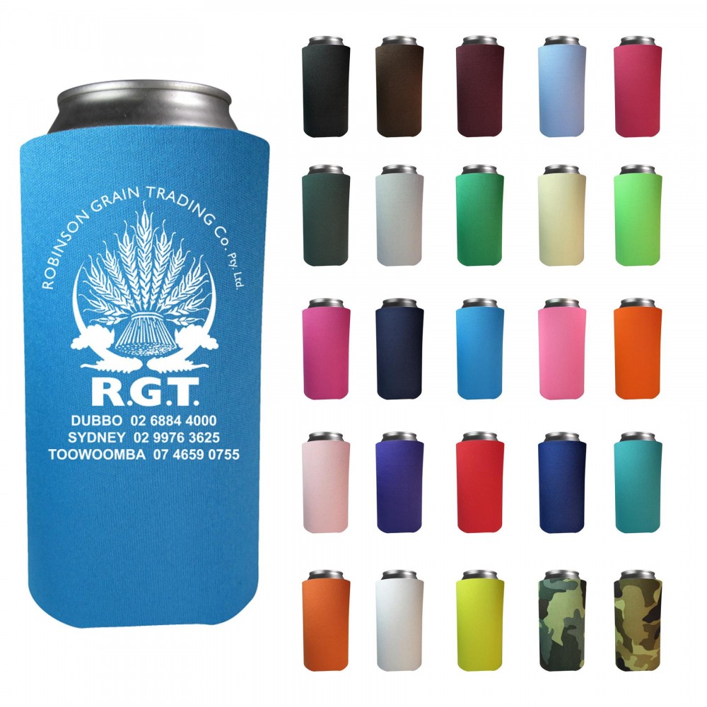 Logo Branded 16 Oz. Tall Boy Can Cooler (Screen Printed)