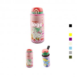 Kids Water Bottle Sleeve Holder with Logo