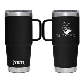 Customized Yeti Rambler 20oz. Travel Mug w/ Stronghold Lid