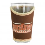 Logo Branded Stacia Deluxe Pint Glass Sleeve (1 Color)