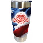 Custom Full Color Comfort Grip Tumbler Neoprene Sleeve for 20-22 oz Tumblers