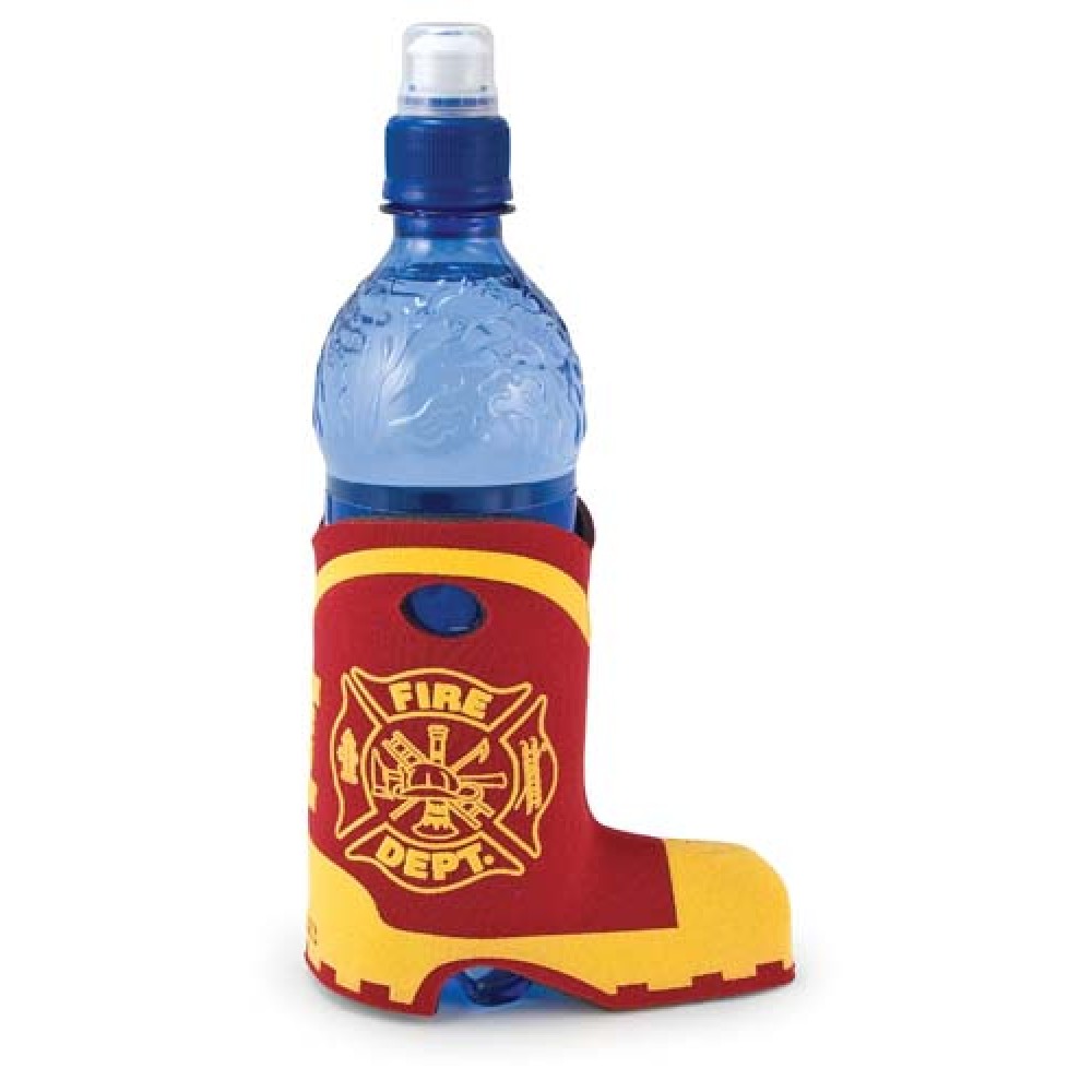 Logo Printed Eco Scuba Boot Coolie Bottle Insulator (1 Color)