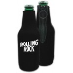 Promotional Silkscreen Bottle Cooler with Zipper