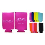 Slim Neoprene Slim Can Cooler with Side Stitching, 2-side print, Full color with Logo