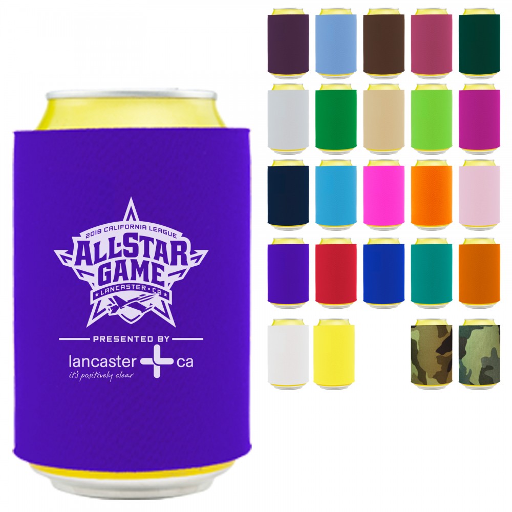Slip-On Can Cooler (Screen Printed) with Logo