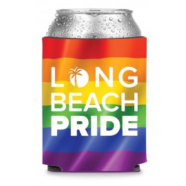 Customized Rainbow Pride Collapsible Foam Can Cooler  Customized Rainbow Pride Collapsible Foam Can Cooler