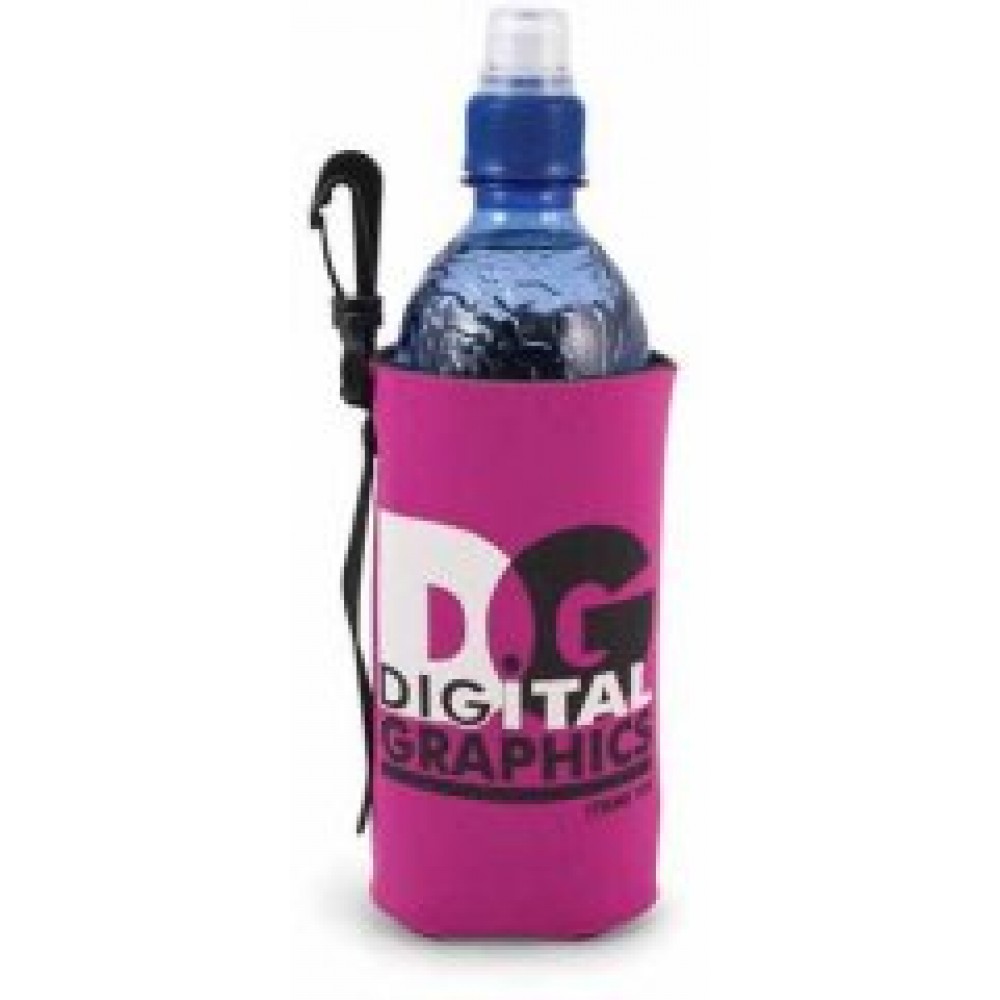 Eco Scuba Bottle Bag Bottle Cover w/ Belt Loop & Clip (1 Color) Logo Printed Eco Scuba Bottle Bag Bottle Cover w/ Belt Loop & Clip (1 Color) Logo Printed