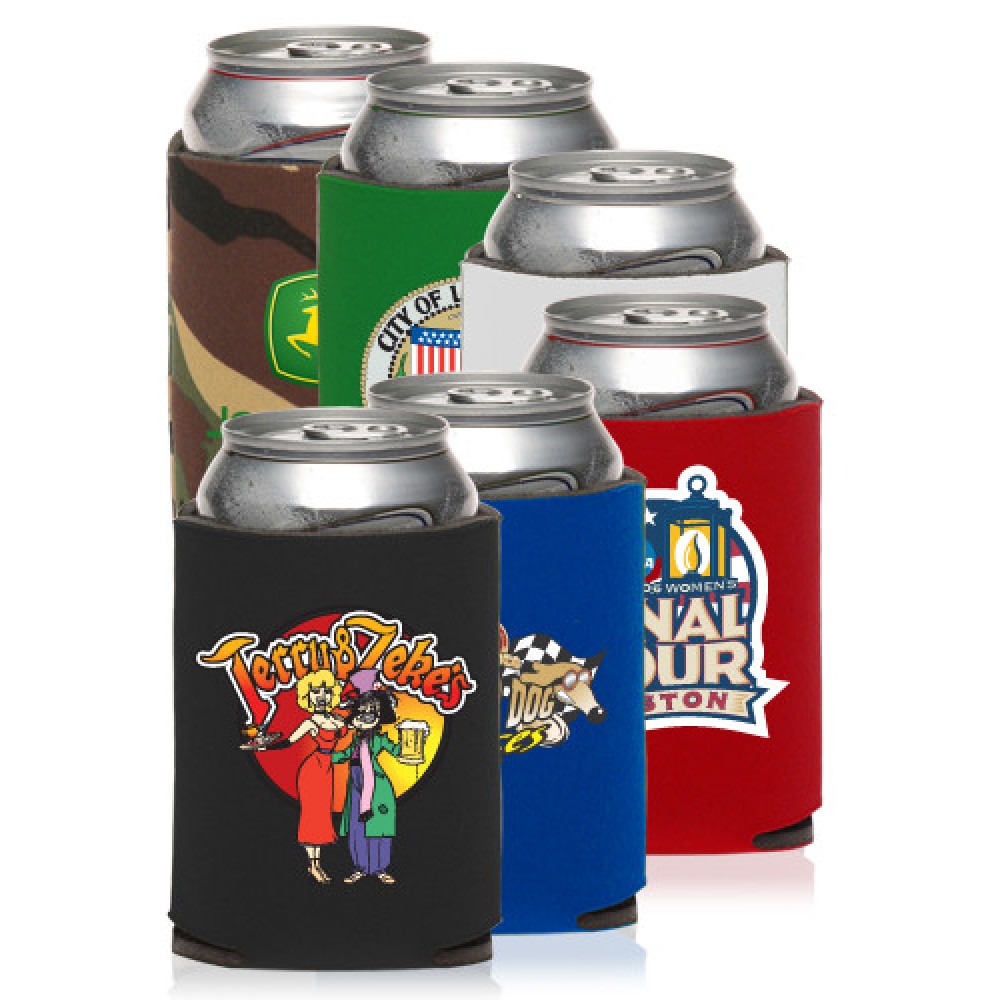 Full Color Budget Collapsible Can Coolers with Logo