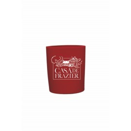 Red Foam Round Beverage Insulator with Logo