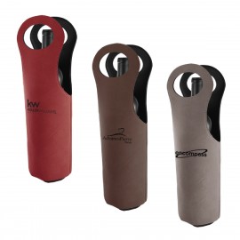 Custom Ultra Suede Wine Tote