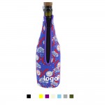 Neoprene Zippered Wine Bottle Coolie Custom Branded