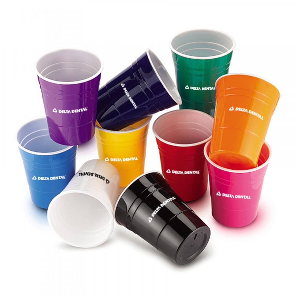 Logo Branded Party Cup - 16 oz single wall party cup