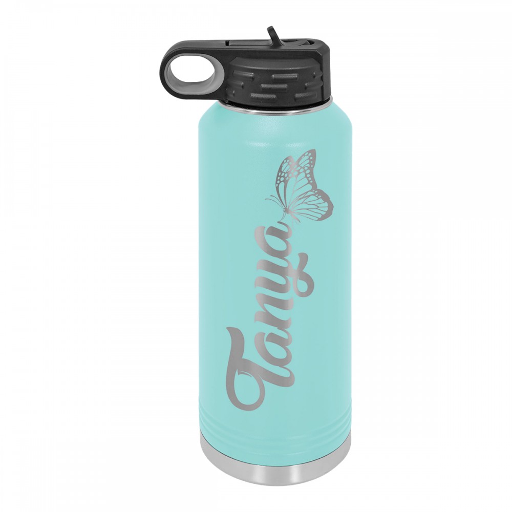 Personalized Polar Camel 40oz. Teal Stainless Steel Water Bottle Personalized Polar Camel 40oz. Teal Stainless Steel Water Bottle