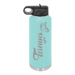 Personalized Polar Camel 40oz. Teal Stainless Steel Water Bottle