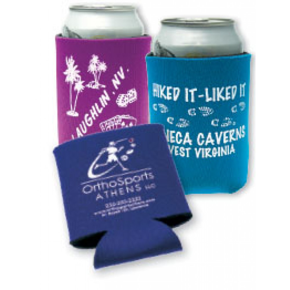 Personalized Open Cell Can-Tastic Beverage Insulator (1 Color/ 1 Location)
